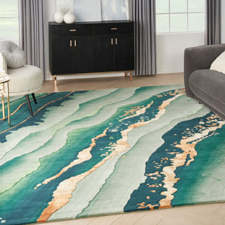 Prismatic PRS30 EMRLD Area Rugs