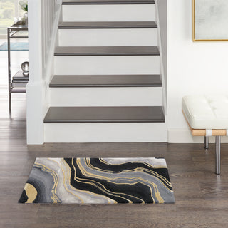 Nourison Home - Prismatic Charcoal/Grey Area Rug PRS31