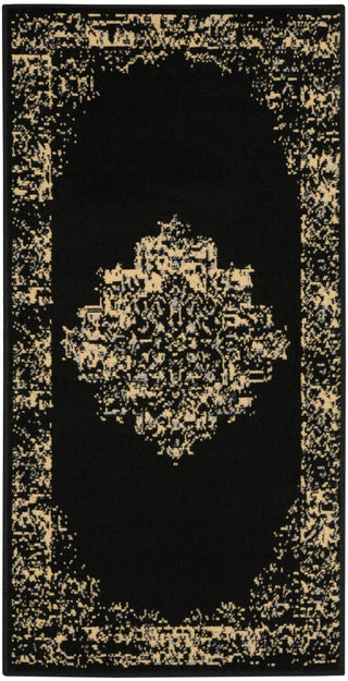 The Rug Corner Nourison Home Nourison Home - Grafix Black Area Rug GRF14  