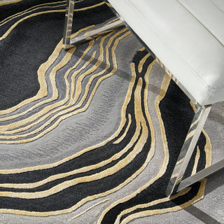 Nourison Home - Prismatic Charcoal/Grey Area Rug PRS31