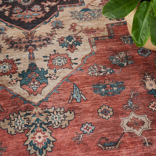 The Rug Corner Nourison Home Nourison Home - Grand Washables Rust/Multi Area Rug GRW03  
