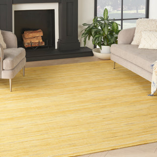 The Rug Corner Nourison Home Nourison Home - Interweave Yellow Area Rug IWV01  
