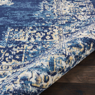 The Rug Corner Nourison Home Nourison Home - Grafix Navy/Blue Area Rug GRF14  