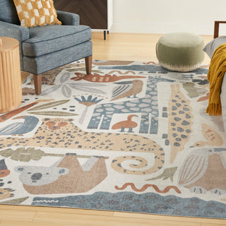 The Rug Corner Nourison Home Astra Machine Washable ASW01 IVORY Area Rugs  