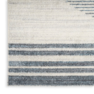 The Rug Corner Nourison Home Astra Machine Washable ASW05 IVBLU Area Rugs  