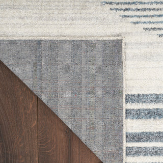 The Rug Corner Nourison Home Astra Machine Washable ASW05 IVBLU Area Rugs  