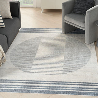 The Rug Corner Nourison Home Astra Machine Washable ASW05 IVBLU Area Rugs  
