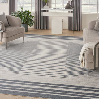 The Rug Corner Nourison Home Astra Machine Washable ASW05 IVBLU Area Rugs  