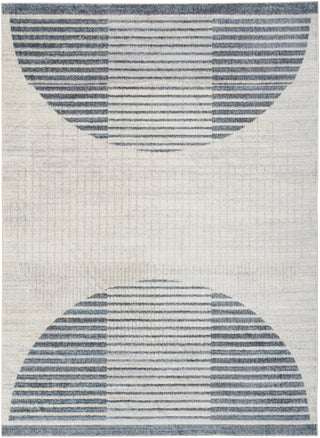 The Rug Corner Nourison Home Nourison Home - Astra Machine Washable Ivory/Blue Area Rug ASW03  