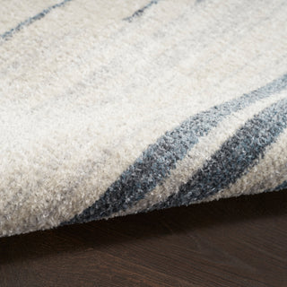 The Rug Corner Nourison Home Astra Machine Washable ASW04 IVBLU Area Rugs  