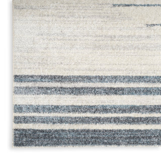 The Rug Corner Nourison Home Astra Machine Washable ASW04 IVBLU Area Rugs  