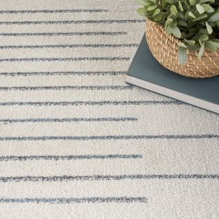 The Rug Corner Nourison Home Astra Machine Washable ASW04 IVBLU Area Rugs  
