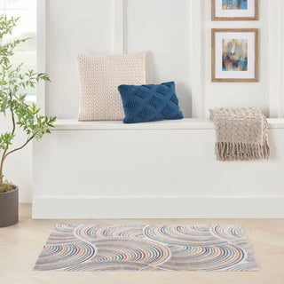 The Rug Corner Nourison Home Nourison Home - Astra Machine Washable Ivory/Multi-Color Area Rug ASW08  