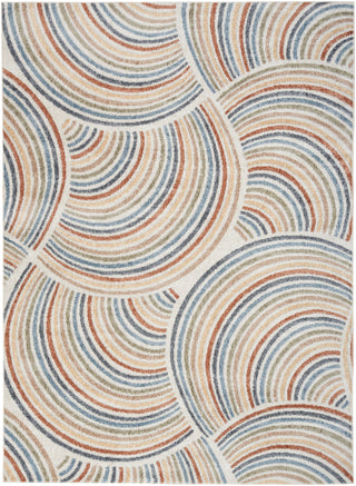 The Rug Corner Nourison Home Nourison Home - Astra Machine Washable Ivory/Multi-Color Area Rug ASW08  