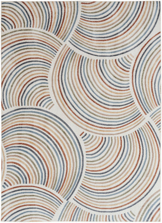 The Rug Corner Nourison Home Nourison Home - Astra Machine Washable Ivory/Multi-Color Area Rug ASW08  