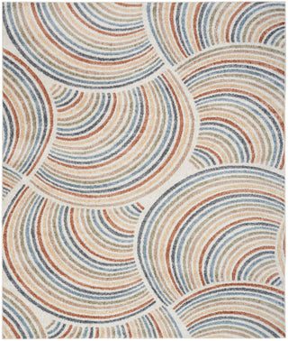 The Rug Corner Nourison Home Nourison Home - Astra Machine Washable Ivory/Multi-Color Area Rug ASW08  