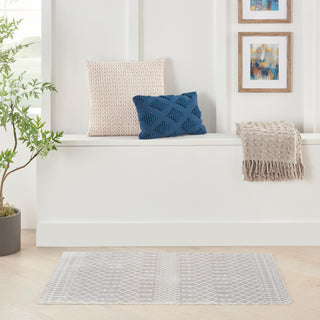 The Rug Corner Nourison Home Astra Machine Washable ASW10 GREY Area Rugs  