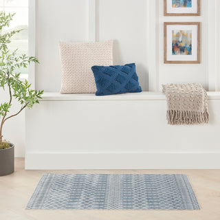 The Rug Corner Nourison Home Astra Machine Washable ASW10 BLUE Area Rugs  