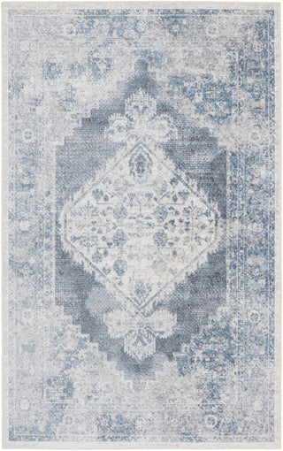 The Rug Corner Nourison Home Nourison Home - Astra Machine Washable Blue/Ivory Area Rug ASW11  