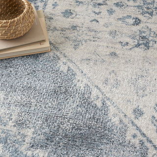 The Rug Corner Nourison Home Nourison Home - Astra Machine Washable Blue/Ivory Area Rug ASW11  