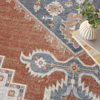 The Rug Corner Nourison Home Nourison Home - Astra Machine Washable Green/Multi Area Rug ASW11  