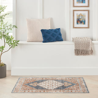 The Rug Corner Nourison Home Nourison Home - Astra Machine Washable Denim/Multi Area Rug ASW11  