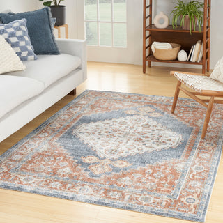 The Rug Corner Nourison Home Nourison Home - Astra Machine Washable Denim/Multi Area Rug ASW11  