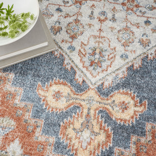 The Rug Corner Nourison Home Nourison Home - Astra Machine Washable Denim/Multi Area Rug ASW11  