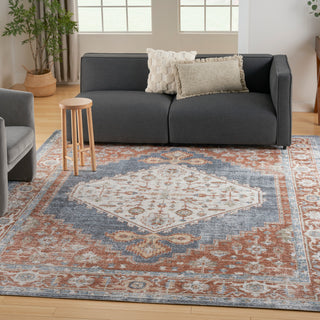 The Rug Corner Nourison Home Nourison Home - Astra Machine Washable Denim/Multi Area Rug ASW11  