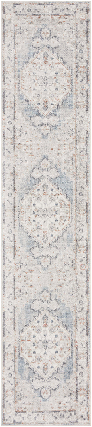 The Rug Corner Nourison Home Nourison Home - Astra Machine Washable Light Blue Area Rug ASW11  