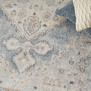 The Rug Corner Nourison Home Nourison Home - Astra Machine Washable Light Blue Area Rug ASW11  