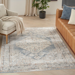 The Rug Corner Nourison Home Nourison Home - Astra Machine Washable Light Blue Area Rug ASW11  
