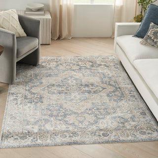 The Rug Corner Nourison Home Nourison Home - Astra Machine Washable Green/Blue Area Rug ASW12  