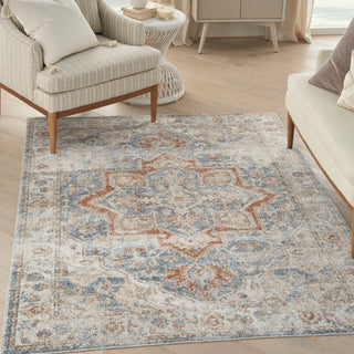 The Rug Corner Nourison Home Nourison Home - Astra Machine Washable Denim/Multi Area Rug ASW12  