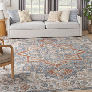 The Rug Corner Nourison Home Nourison Home - Astra Machine Washable Denim/Multi Area Rug ASW12  
