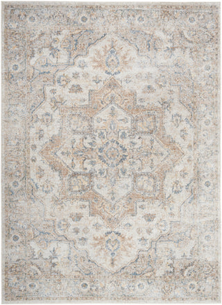 Nourison Home - Astra Machine Washable Silver/Green Area Rug ASW12