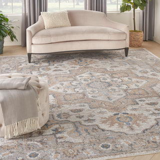 Nourison Home - Astra Machine Washable Silver/Green Area Rug ASW12