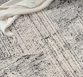 The Rug Corner Calvin Klein CK024 Irradiant IRR01 CRMBK Area Rugs  