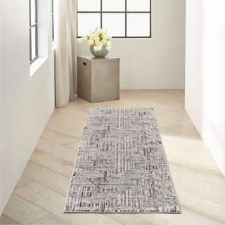The Rug Corner Calvin Klein CK024 Irradiant IRR01 CRMBK Area Rugs  