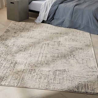 The Rug Corner Calvin Klein CK024 Irradiant IRR01 CRMBK Area Rugs  