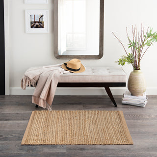 The Rug Corner Nourison Home Natural Jute NJT01 NAT Area Rugs  
