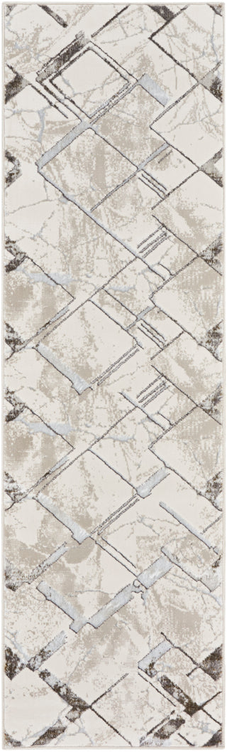 The Rug Corner Nourison Home Glitz GLZ02 IVGRY Area Rugs  