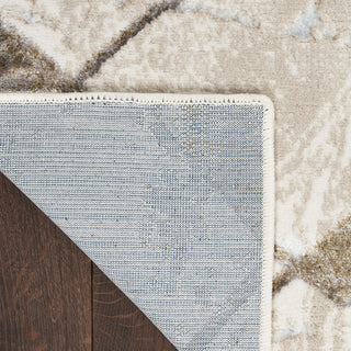 The Rug Corner Nourison Home Glitz GLZ02 IVGRY Area Rugs  