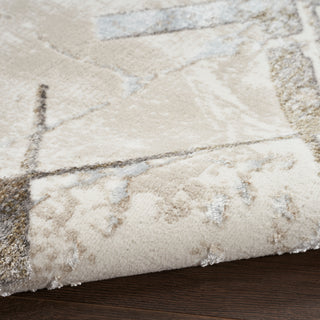 The Rug Corner Nourison Home Glitz GLZ02 IVGRY Area Rugs  