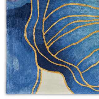 Nourison Home - Prismatic Blue/Gold Area Rug PRS32