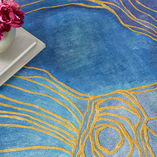 Nourison Home - Prismatic Blue/Gold Area Rug PRS32
