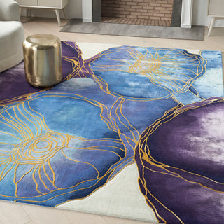 Nourison Home - Prismatic Blue/Gold Area Rug PRS32