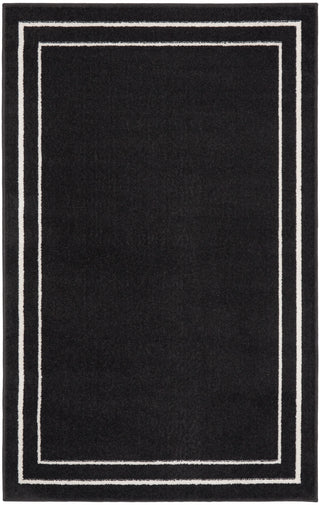 The Rug Corner Nourison Home Nourison Home - Nourison Essentials Black/Ivory Area Rug NRE02  