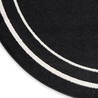 The Rug Corner Nourison Home Nourison Home - Nourison Essentials Black/Ivory Area Rug NRE02  