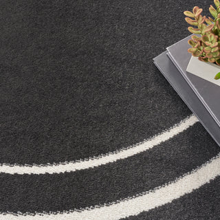 The Rug Corner Nourison Home Nourison Home - Nourison Essentials Black/Ivory Area Rug NRE02  